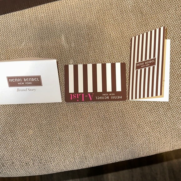 Henri Bendel Black Clutch with Gold Accent - Picture 7 of 8